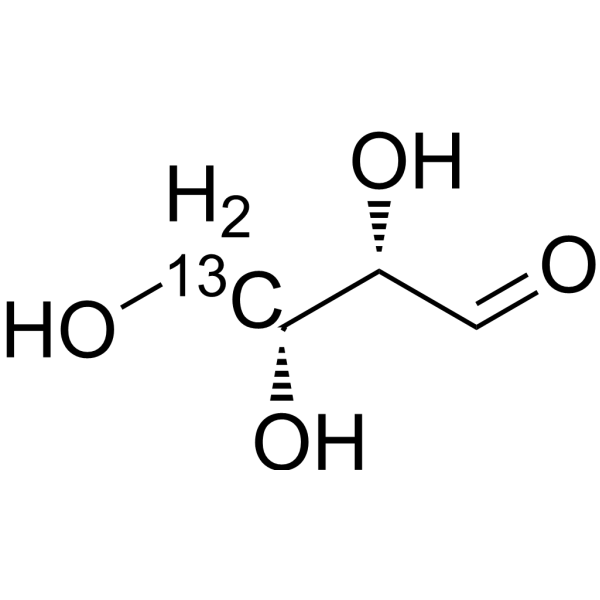 (2S,3R)-2,3,4-Trihydroxybutanal-13C-2 90913-09-0